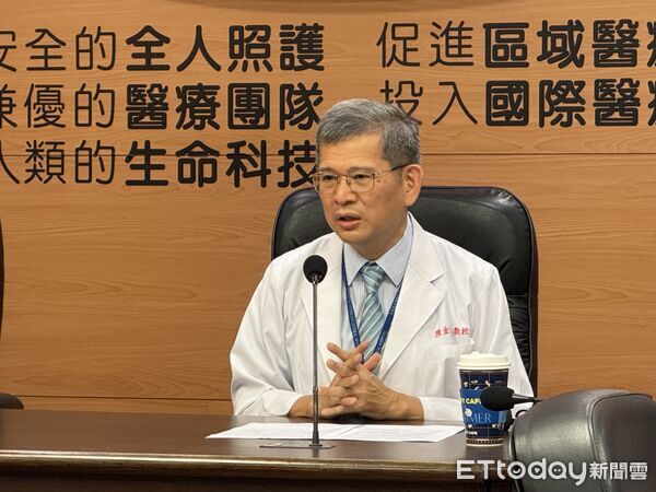 ▲高雄榮總院長陳金順。（圖／記者許宥孺攝）