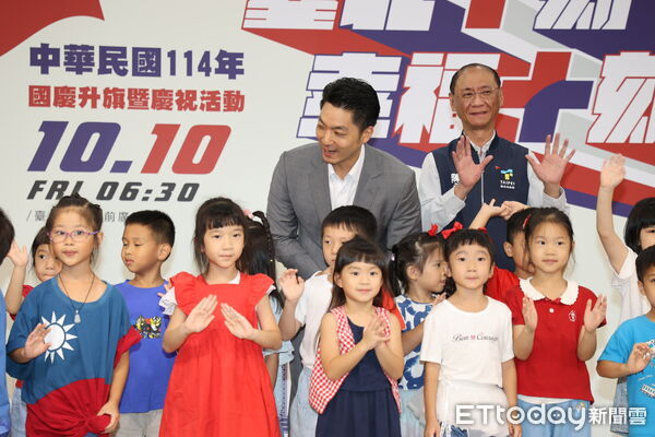 ▲▼ 蔣萬安出席中華民國114年國慶升旗慶祝活動記者會,蔣萬安     。（圖／記者徐文彬攝）