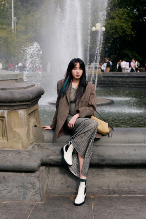 ▲程予希首次前往紐約時裝周。（圖／星星相藝提供）