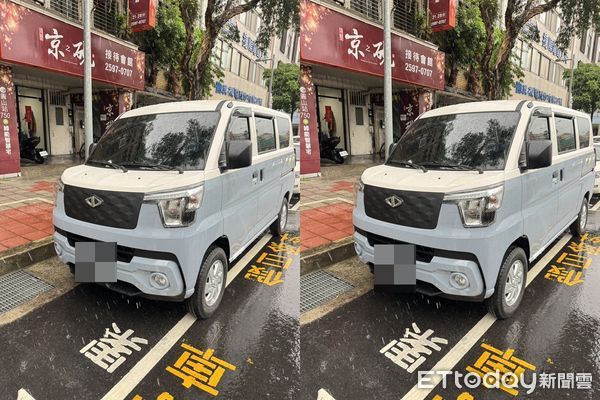 ▲台北市大同區重慶北路三段某處停車格，一名男子陳屍車內。（圖／記者黃彥傑翻攝）