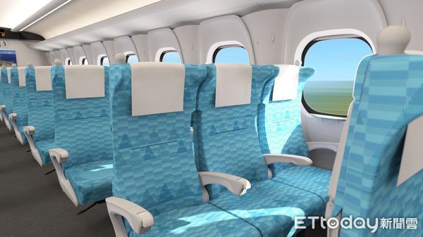 ▲▼高鐵新世代列車N700ST標準車廂內裝曝光。（示意圖／高鐵公司提供）