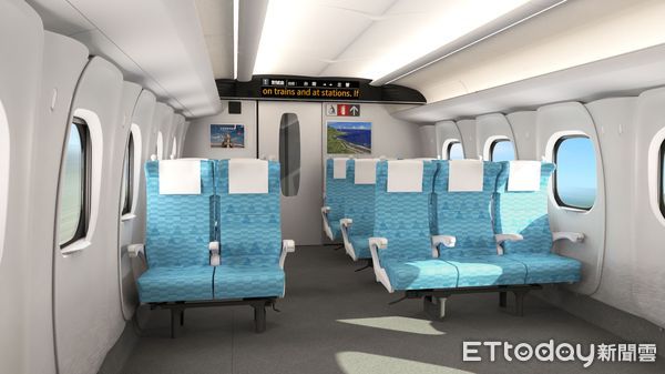 ▲▼高鐵新世代列車N700ST標準車廂內裝曝光。（示意圖／高鐵公司提供）