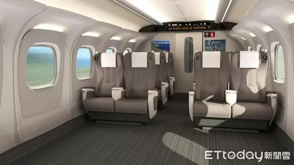 ▲▼高鐵新世代列車N700ST商務車廂亮相。（示意圖／高鐵公司提供）