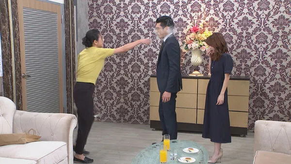 ▲程雅晨與吳政澔不倫戀被自己的媽媽米可白抓包。（圖／民視提供）