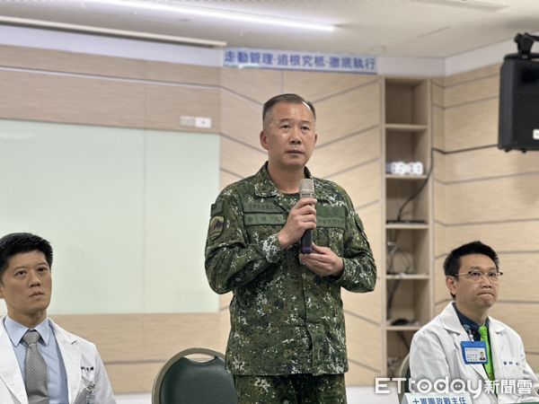 ▲▼台中成功嶺二兵打靶臉部重創，軍方說明。（圖／記者白珈陽攝）