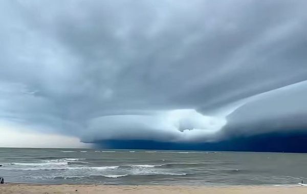 ▲▼「樺加沙」直撲廣州。（圖／翻攝自微博）