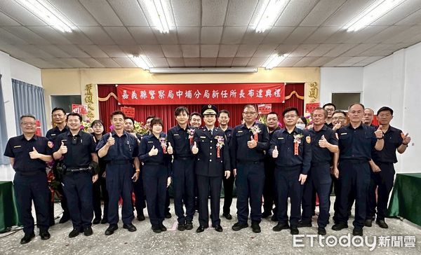 ▲▼     中埔分局所長聯合布達典禮 分局首位女副所長成焦點  。（圖／中埔分局提供）