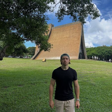 柯羅來台3年，目前在東海大學念書。（翻攝自Threads）