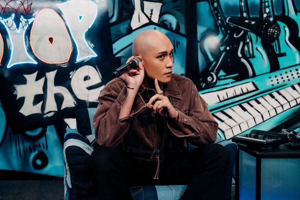 ▲Sandra現身笑談胎教：「寶寶從頭聽到尾」。（圖／踢帕娛樂）