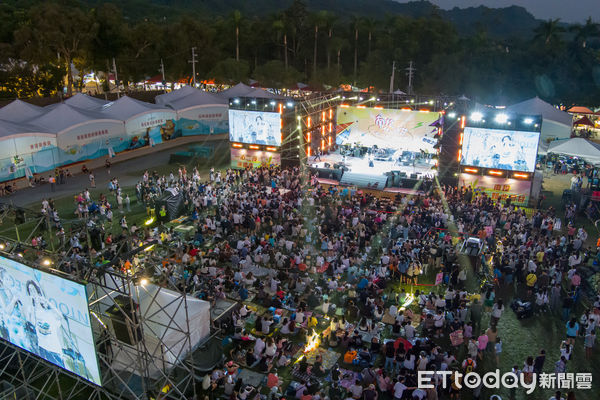 ▲玖壹壹將赴南投縣一心二夜演唱會演出，圖為去年於台東縣表演情形。（圖／台東縣政府提供）。