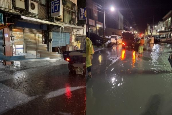 花蓮災情。（圖／翻攝自Facebook／花蓮縣議員胡仁順）