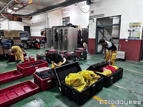 ▲彰化特搜隊待命。（圖／彰化縣消防局提供）