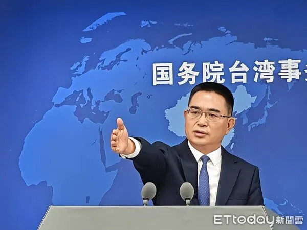 ▲▼  大陸國台辦發言人陳斌華    （2025.9.24）       。（圖／記者任以芳攝）