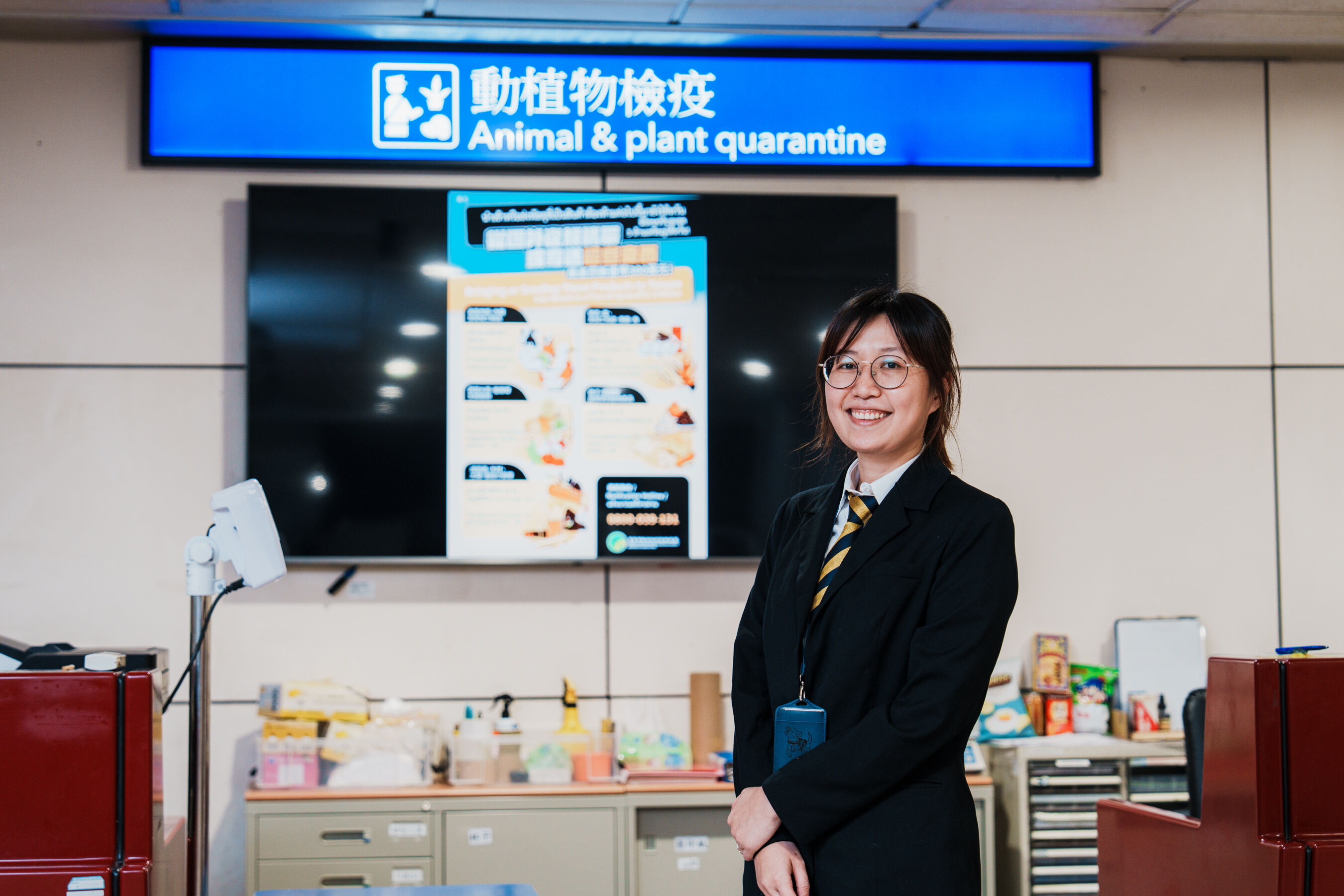 ▲▼  桃園國際機場,桃園機場公司,服務楷模,動植物檢疫,檢疫人員,農委會,防疫。（圖／記者王星尹攝）