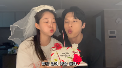 尹善宇金佳恩秘戀10年結婚! 為老公準備驚喜花路「超萌求婚曝光」