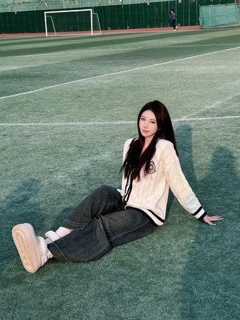 ▲▼楓葉姐姐私下照片罕見曝光。（圖／翻攝自Threads）