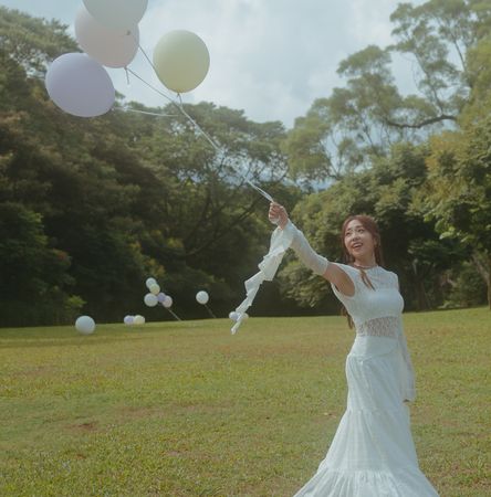 ▲▼艾薇錄製新歌哭到潰堤。（圖／原音娛樂提供）