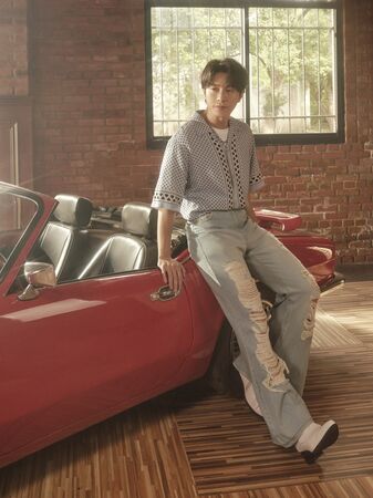 ▲▼韋禮安穿上時髦襯衫、喇叭褲。（圖／索尼音樂提供）