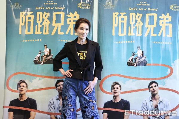 ▲葉全真出席《陌路兄弟》媒體聯訪。（圖／記者林敬旻攝）