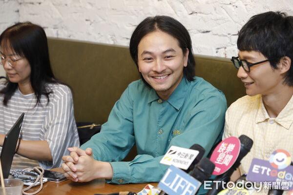 ▲▼《新手上路》媒體餐敘，劇中四位演員劉冠廷、黃冠智、楊銘威、爆花(蔡亘晏)出席。（圖／記者湯興漢攝）