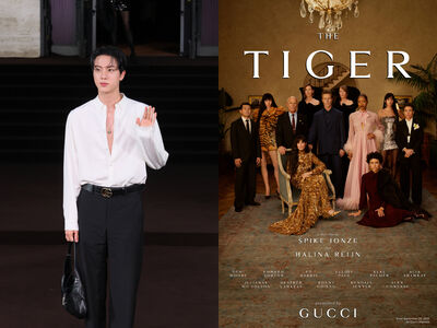 米蘭時裝周／GUCCI不辦秀改拍電影？Jin解開襯衫帥翻　群星捧場Demna新作