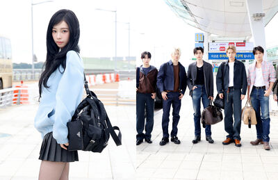 「人間AI」aespa Karina超甜機場造型!PRADA新寵兒ENHYPEN飛米蘭看秀