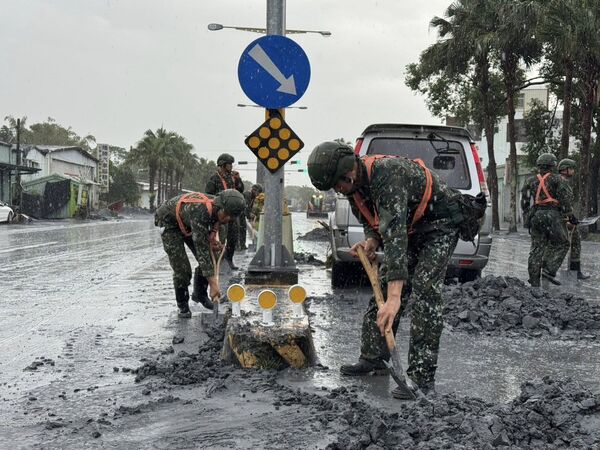 ▲▼陸軍赴花蓮救災。（圖／國防部提供）