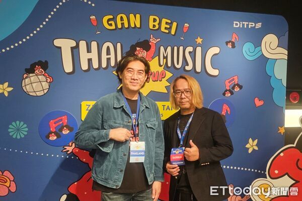 ▲泰國「DITP局長」塔威拉差帕克迪、「浮現祭」創辦人老諾。（圖／記者蕭采薇攝）