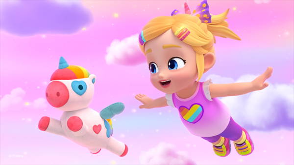 ▲《碰碰狐和貝貝彬歡唱電影：奇幻世界大冒險》讓「兒童界人氣巨星」貝貝彬(左二)與碰碰狐(右二)首度登上大銀幕。（圖／甲上提供）