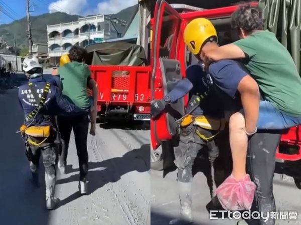 ▲▼高雄市特搜隊支援花蓮光復。（圖／記者許宥孺翻攝）