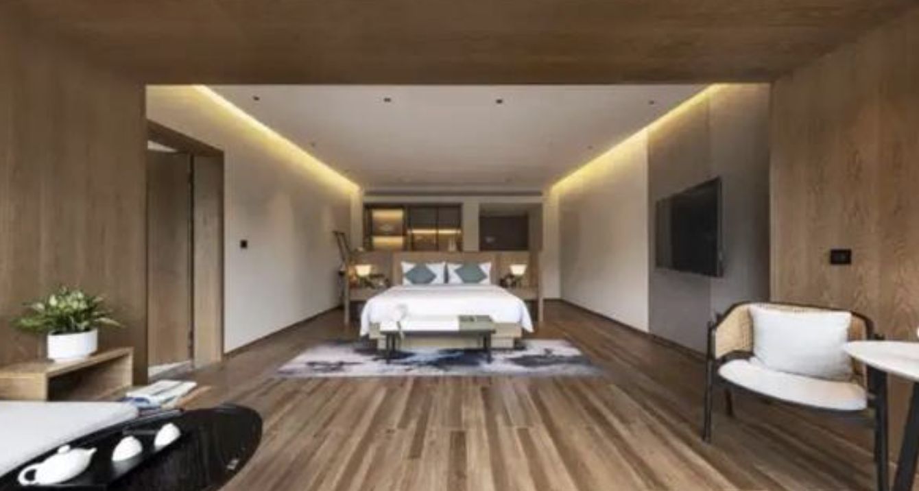 ▲紫林山豪利維拉酒店的房型內景。（圖／翻攝紅星新聞）