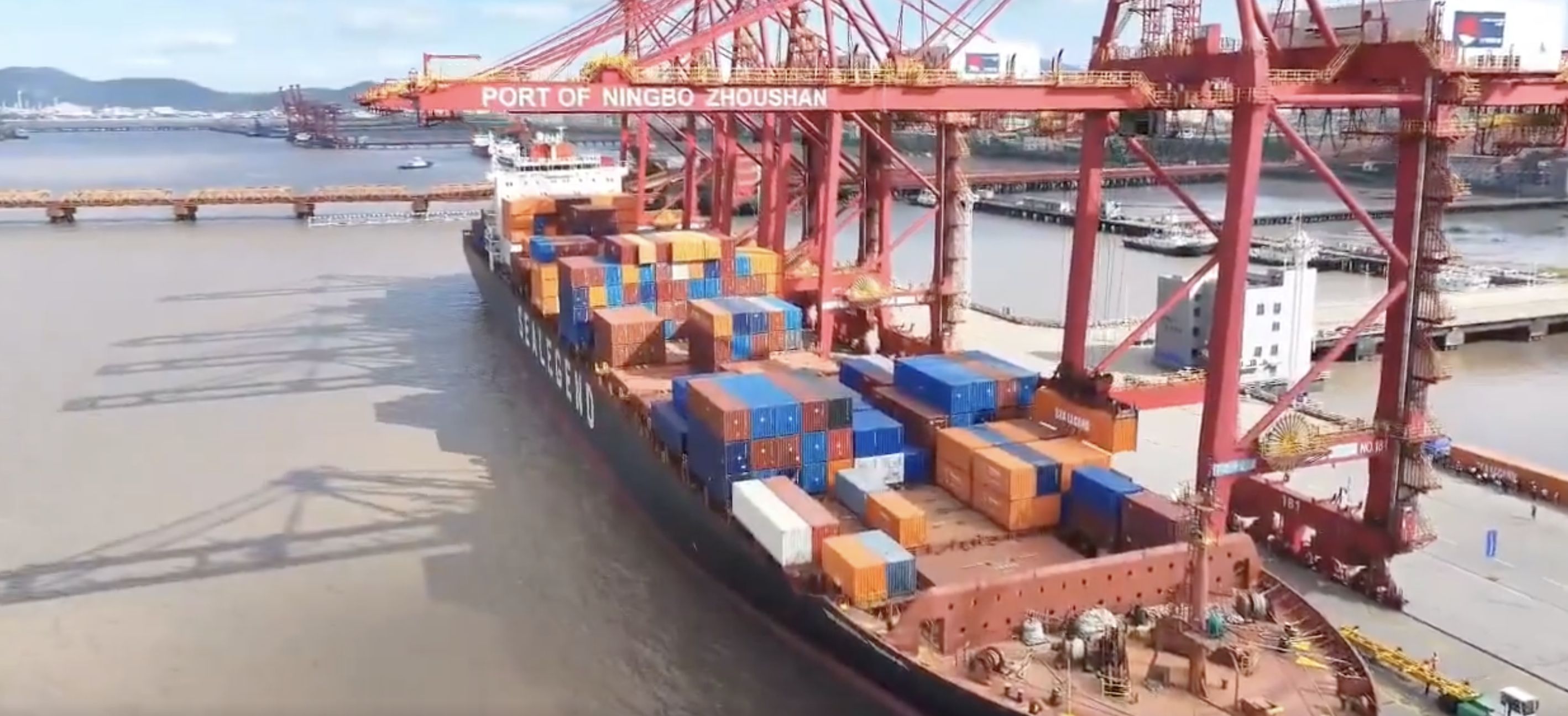 ▲中歐北極貨運快航航線正式開通。（圖／翻攝微博）