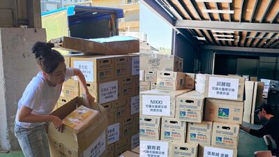 夏和熙揪30藝人「整車物資直送花蓮」　丫頭親搬運：更重要的是行動