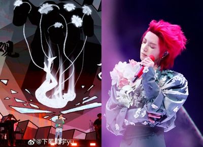 華晨宇替于朦朧不平?開唱螢幕驚現「白色墜落人影」 暗藏7細節太心碎