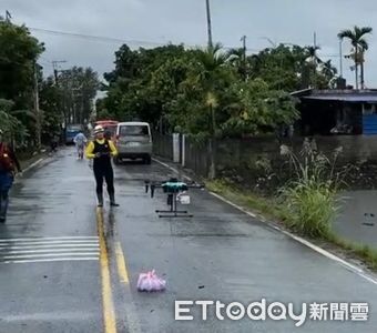 堰塞湖溢流花蓮砂石廠7人受困　宜蘭消防無人機空投飲用水救援