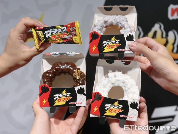 ▲▼Mister Donut」找來「雷神巧克力」推出3款聯名甜甜圈，還有5款萬聖節甜甜圈。（圖／記者蕭筠攝）