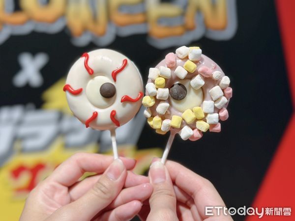 ▲▼Mister Donut」找來「雷神巧克力」推出3款聯名甜甜圈，還有5款萬聖節甜甜圈。（圖／記者蕭筠攝）