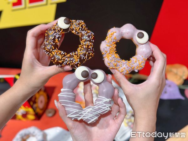 ▲▼Mister Donut」找來「雷神巧克力」推出3款聯名甜甜圈，還有5款萬聖節甜甜圈。（圖／記者蕭筠攝）