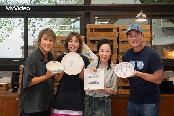 ▲▼伊正、況明潔、王仁甫與莎莎四人組成旅伴遊宜蘭。（圖／台灣大哥大MyVideo提供）