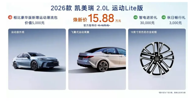 ▲大陸Camry不僅有3種動力！更有超帥的運動款。（圖／翻攝自TOYOTA）