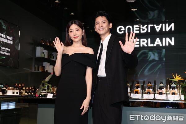 ▲▼  嬌蘭全球首間藝術沙龍高訂香氛色彩概念精品店開幕記者會郭雪芙,林柏宏   。（圖／記者徐文彬攝）