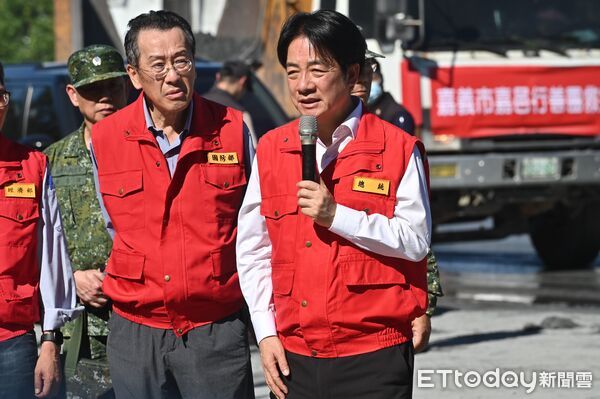 ▲▼ 因強颱「樺加沙」外圍環流帶來可觀雨量，導致花蓮馬太鞍溪堰塞湖溢流，洪峰沖毀馬太鞍溪橋，大水漫入光復鄉市區造成極大災情，總統賴清德今（25）日由國防部長顧立雄陪同前往光復淨水廠關心搶修復原進度暨復水情形。（圖／記者李毓康攝）