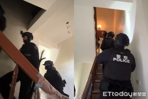 ▲▼             中壢警抓捕槍砲案犯嫌，主嫌在逃、另逮捕2名共犯。（圖／記者沈繼昌翻攝，下同）