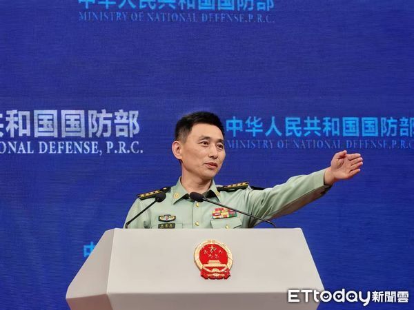 ▲ 大陸國防部新聞發言人張曉剛大校。（圖／記者任以芳攝）