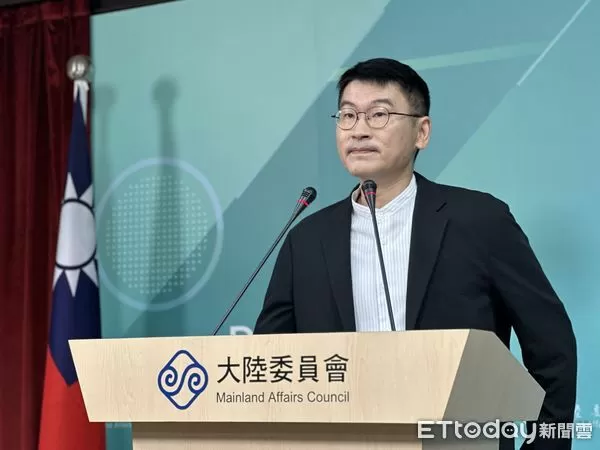 ▲▼陸委會副主委、發言人梁文傑。（圖／記者蔡紹堅攝）