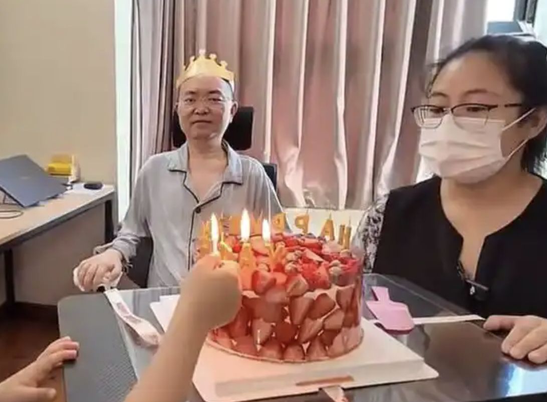 ▲京東前副總裁「漸凍人」蔡磊。（圖／翻攝紅星新聞）