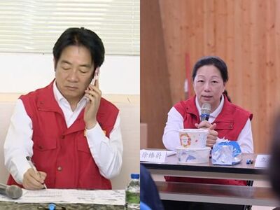 賴清德打電話找人　徐榛蔚回話曝光：正在主持定期災後復原會議