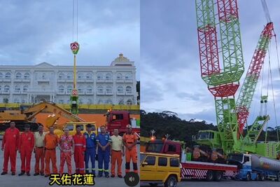 收到緊急通知！竹北吊車大王「再調怪手、水車」　6點出發前進花蓮