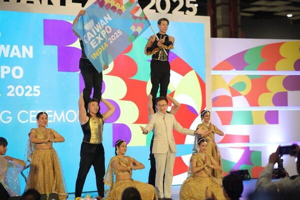 ▲2025印度形象展開幕表演。(圖／貿協提供)