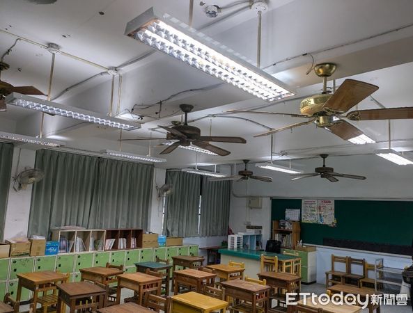 ▲台南市教育局推動校園LED照明汰換，全數完工後校園更加明亮節能。（記者林東良翻攝，下同）